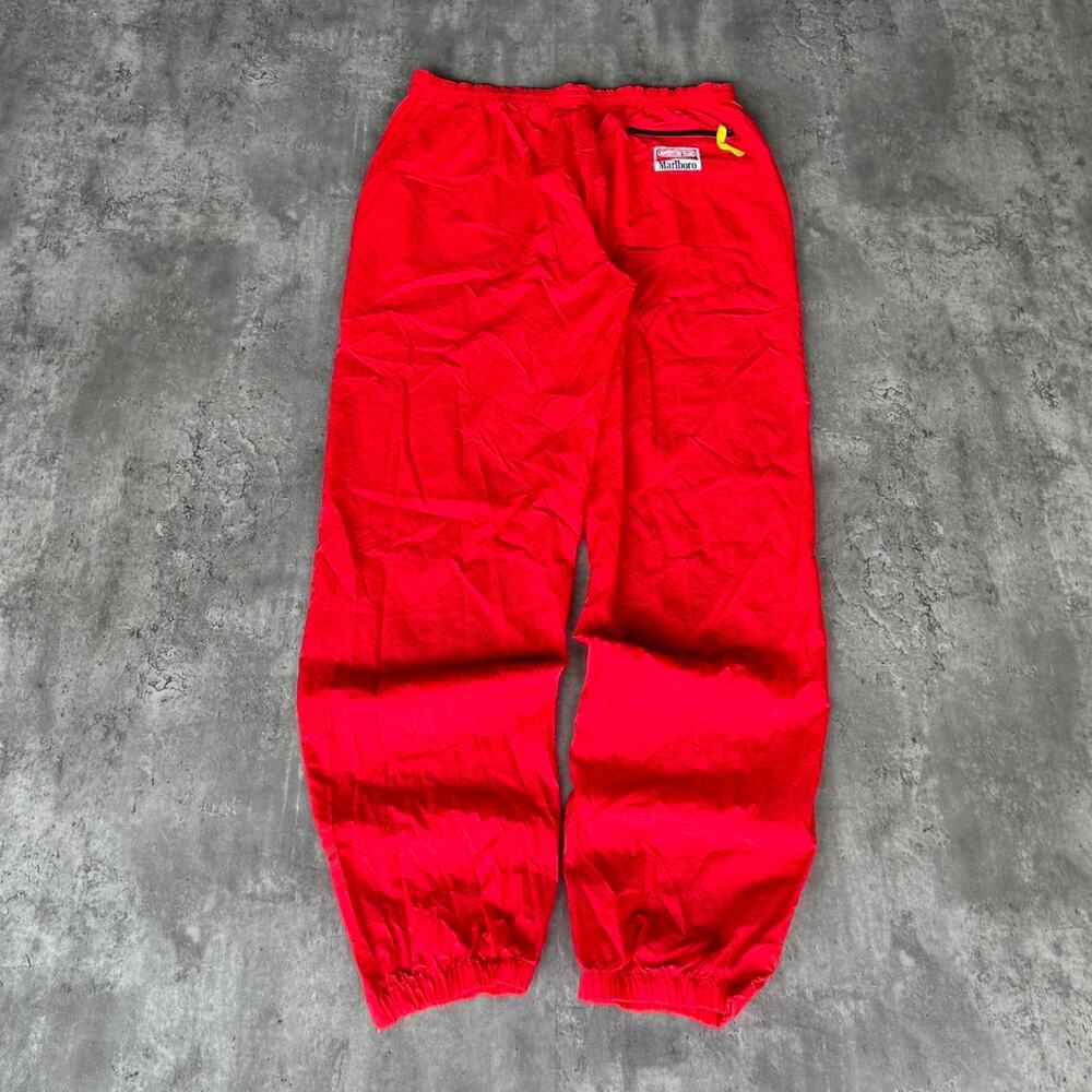 Vintage 90s Marlboro Baggy Windbreaker Embroidered Sweatpants